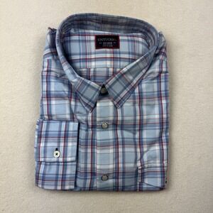 UNTUCKit‎ Muller Shirt XXL Blue Red Plaid Regular Fit Cotton NWT 2XL